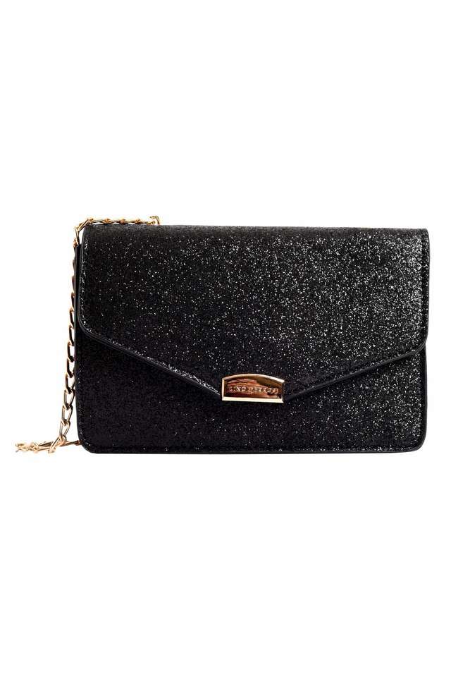 Womens-Black-Coloured-Sling-Bag