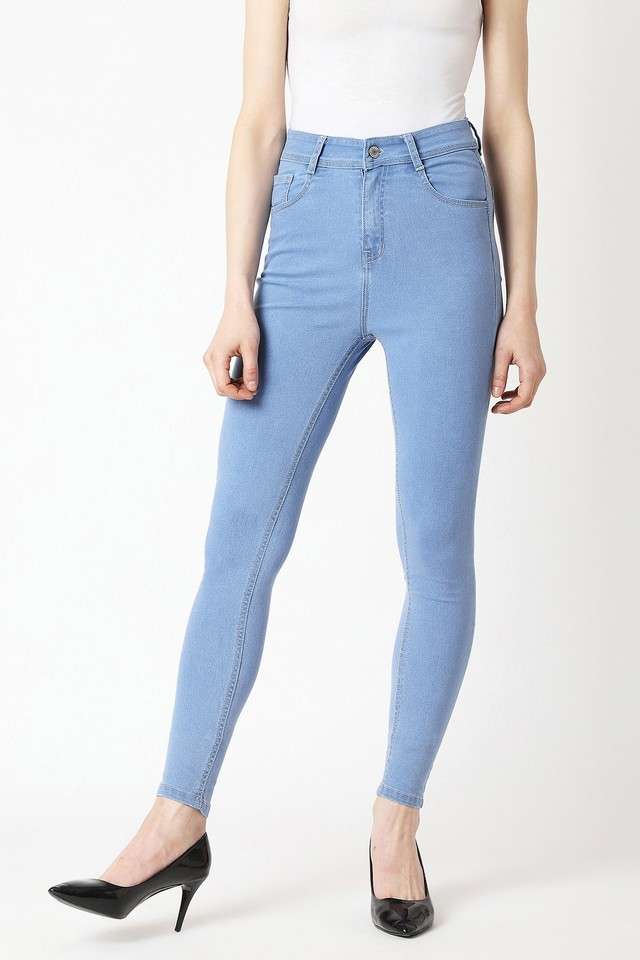 miss chase Women's Skinny Fit Highly Distressed Jeans-picture-33