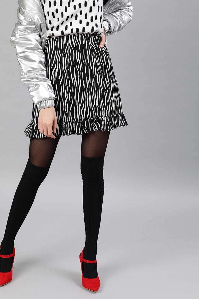sera Regular Fit Mini Polyester Women Casual Wear Skirts-picture-15
