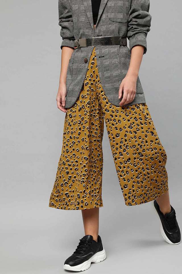 Printed Regular Fit Polyester Women Casual Wear Trousers-image-27