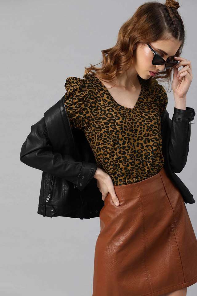 sera Printed Modal V-Neck Women Top-picture-15
