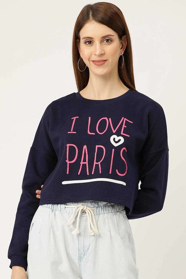 sera Typographic Round Neck Cotton Women Sweatshirt-picture-18