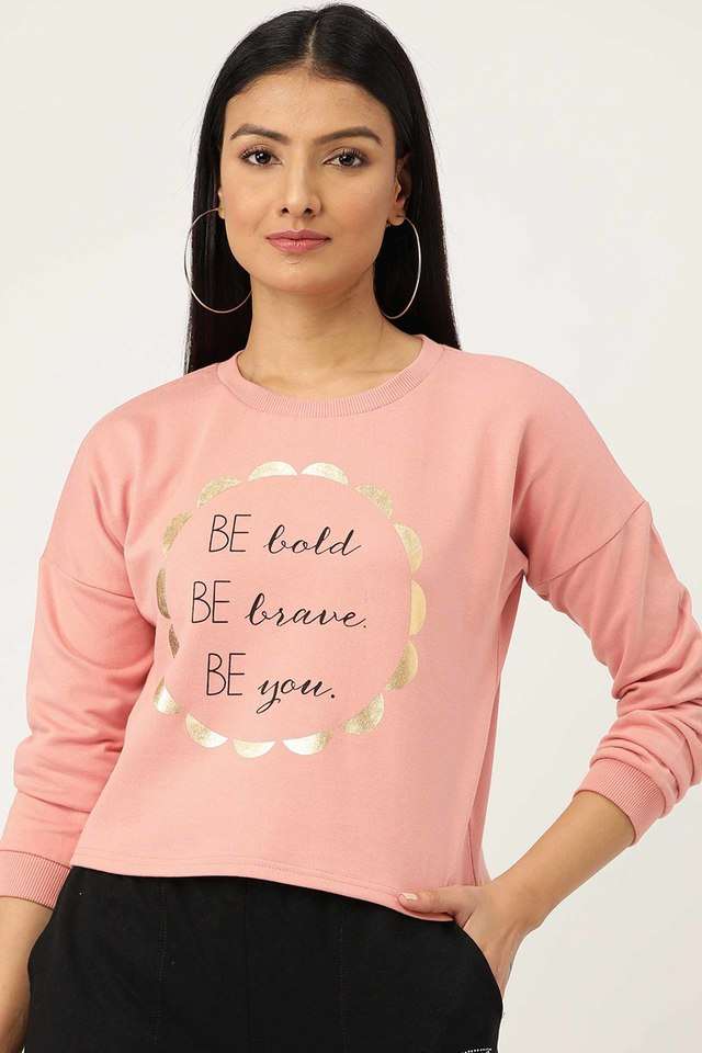 sera Typographic Round Neck Cotton Women Sweatshirt-picture-21