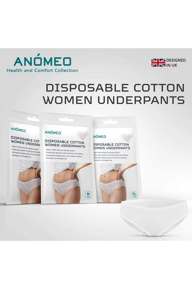 Womens-Cotton-Disposable-Brief---M Womens-Cotton-Disposable-Brief---M