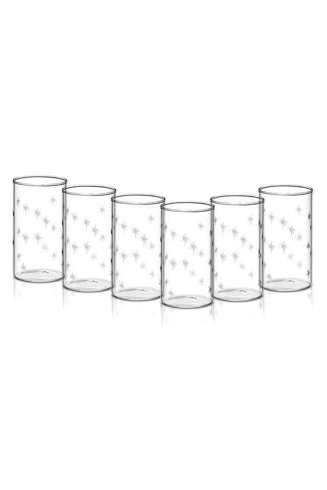 Galaxy-Cut-Glass-Set-of-6-(350-ml-each)-Transparent