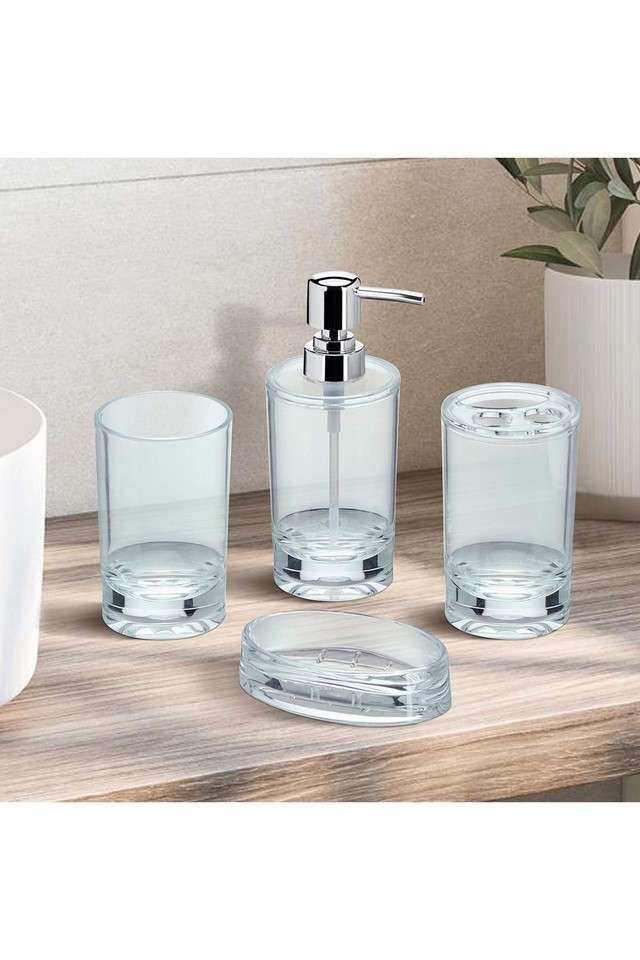 Agua-Crystal-4-Pcs-Bathroom-Set-Transparent