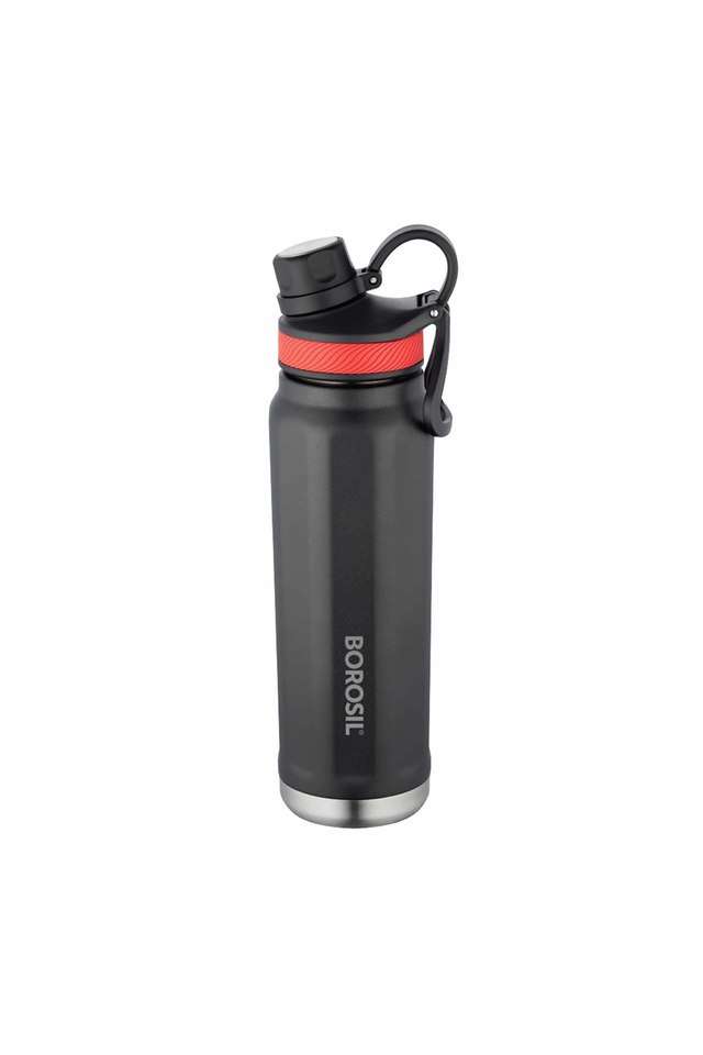 Stainless-Steel-Hydra-SportSip-Vacuum-Insulated-Flask-Water-Bottle-710-ml-Black