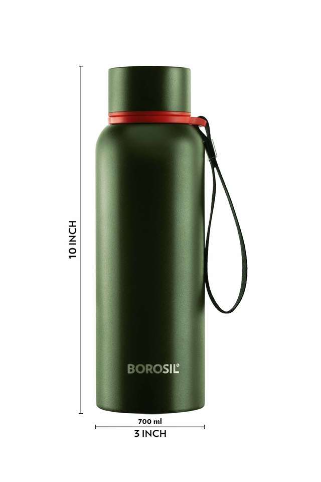 Hydra-Trek-Stainless-Steel-Vacuum-Insulated-Flask-Water-Bottle-700-ml-Green
