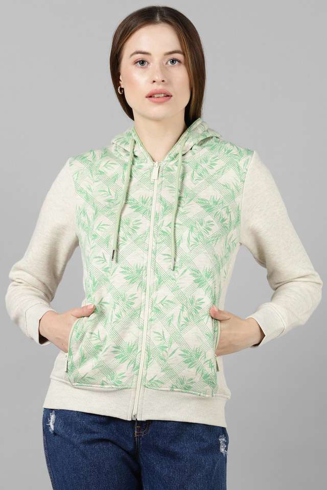 Price History of CRIMSOUNE CLUB Printed Zipper Hoodie Cotton Blend