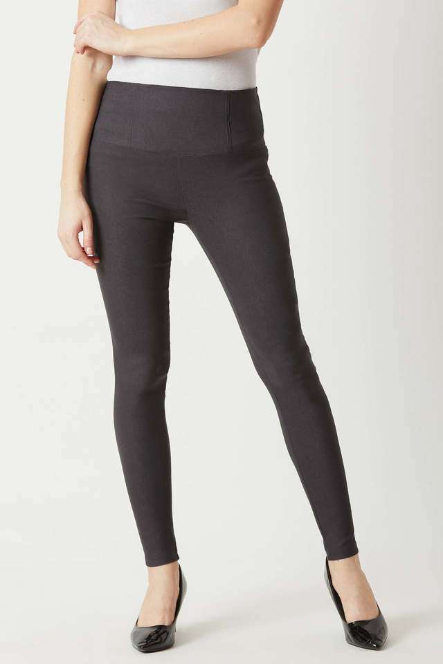 dolce crudo Solid Regular Polyester Women's Treggings-picture-16