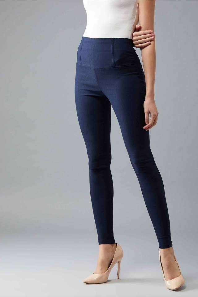 dolce crudo Slim Fit Regular Polyester Lycra Women's Treggings-picture-23