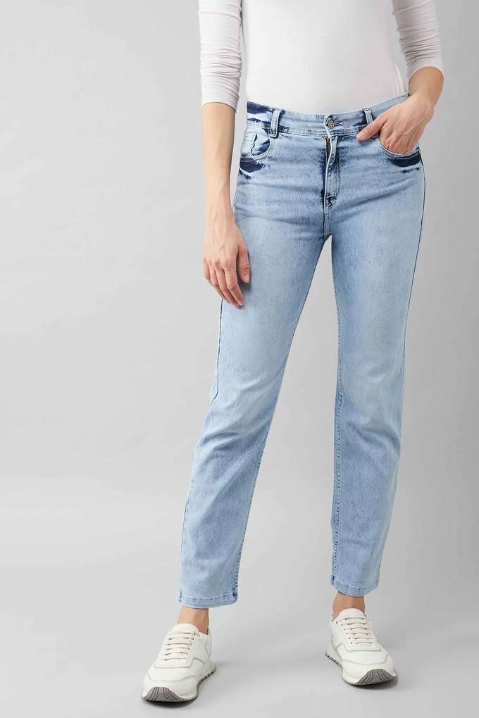 dolce crudo Wide Leg Regular Denim Women's Jeans-picture-35