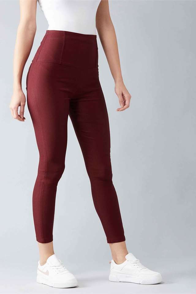 dolce crudo Slim Fit Regular Polyester Lycra Women's Treggings-picture-13