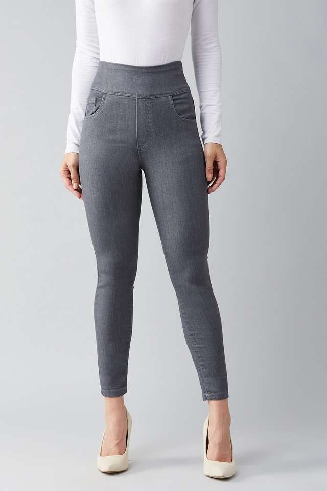 dolce crudo Skinny Fit Crop Denim Women's Jeggings-picture-17