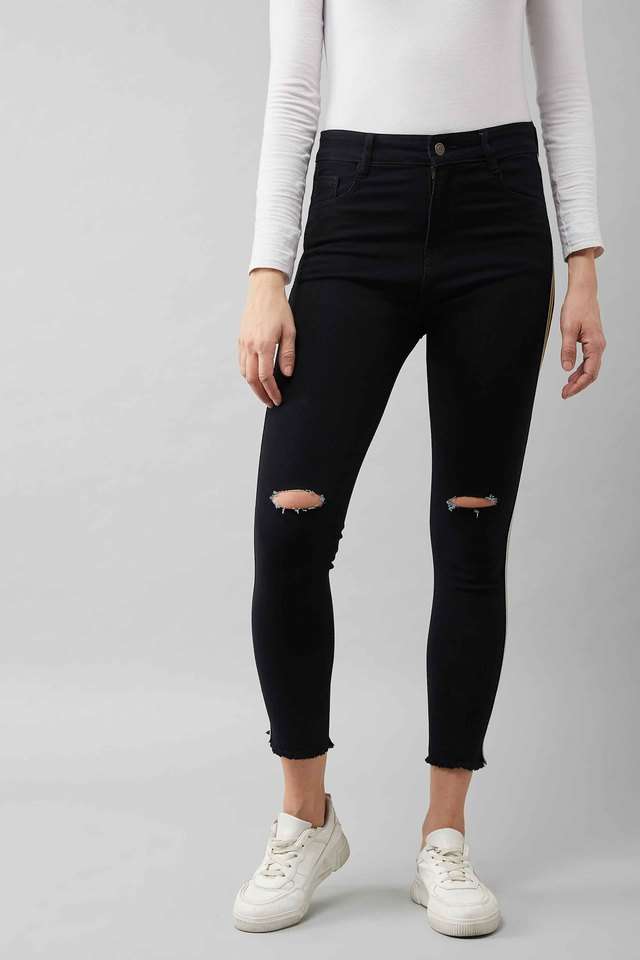 dolce crudo Skinny Fit Crop Denim Women's Jeans-picture-16