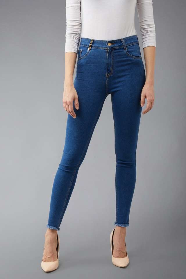 dolce crudo Skinny Fit Crop Denim Women's Jeans-picture-30