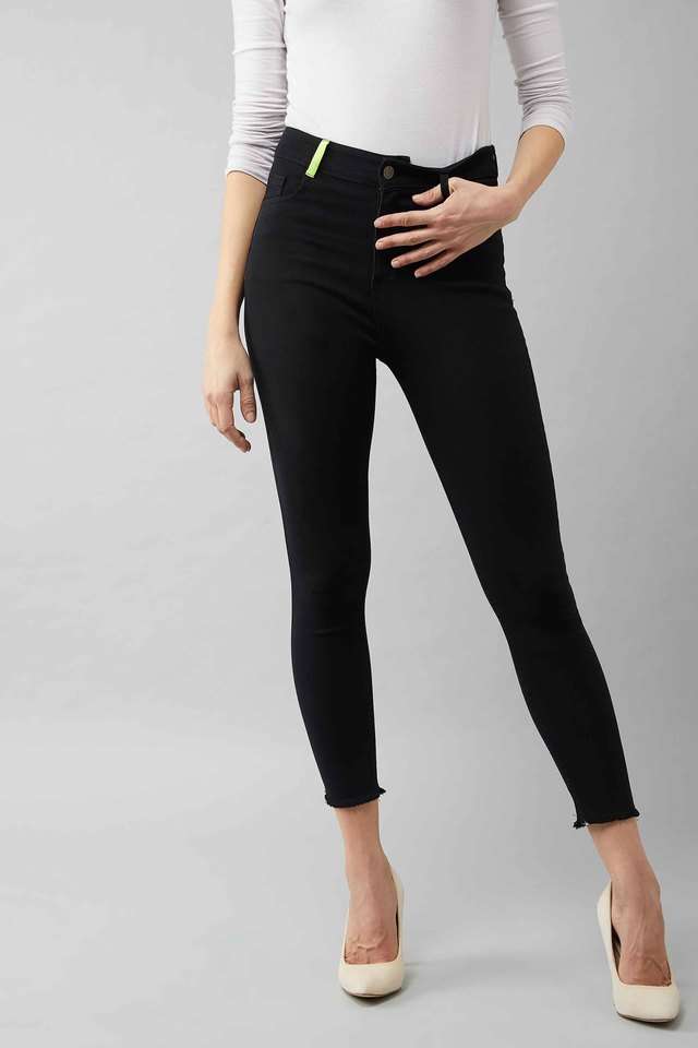 dolce crudo Skinny Fit Crop Denim Women's Jeans-picture-15