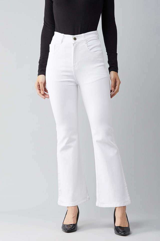 dolce crudo Solid Regular Denim Women's Jeans-picture-36