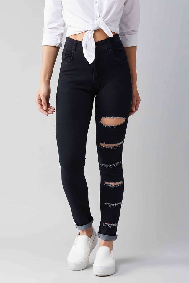 Slim Fit Regular Denim Womens Jeans-image-26