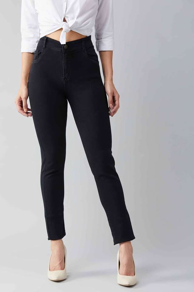 Slim Fit Regular Denim Womens Jeans-image-27