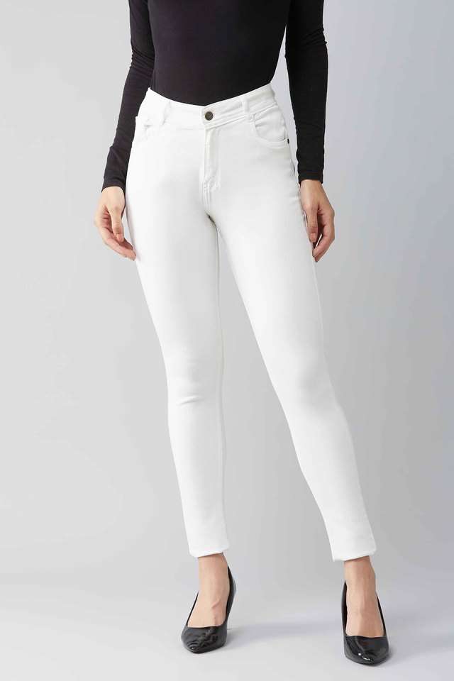 Skinny Fit Regular Denim Womens Jeans-image-25