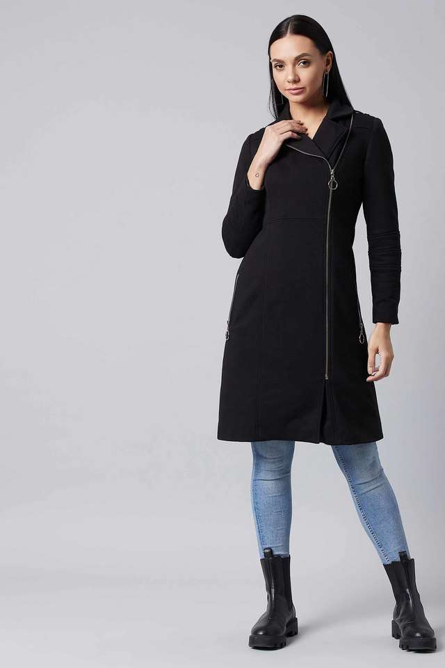 dolce crudo Solid Notch Collar Fleece Women's Casual Wear Jacket-picture-19