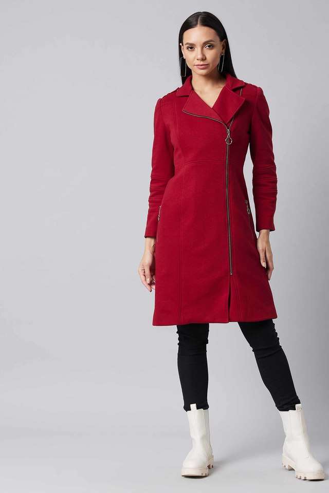 dolce crudo Solid Notch Collar Fleece Women's Casual Wear Jacket-picture-39