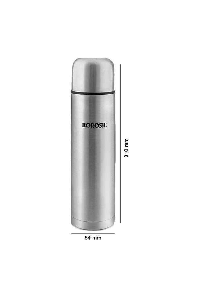 Hydra-Thermo-Stainless-Steel-Flask-with-Thermal-Cover-1000-ml-Silver