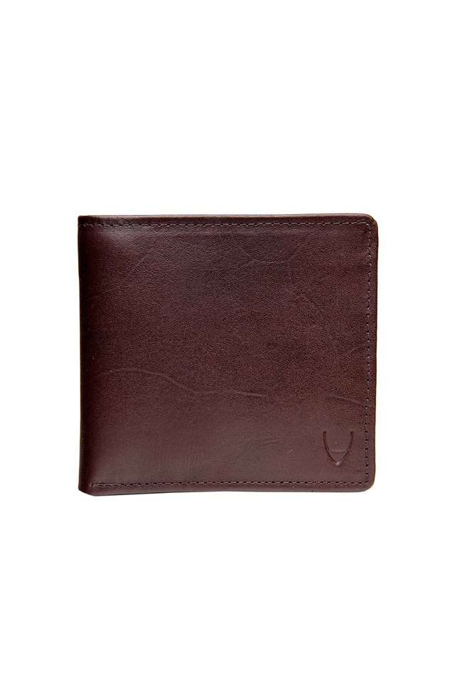 Solid-Leather-Mens-Casual-Bi-Fold-Wallet