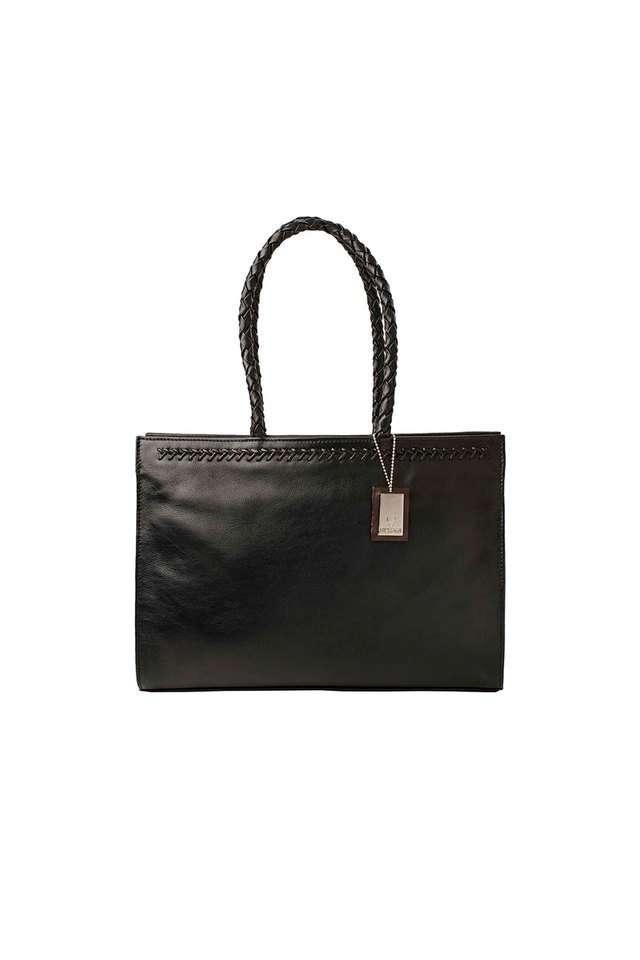 Zipper-Closure-Leather-Womens-Casual-Tote-Bag