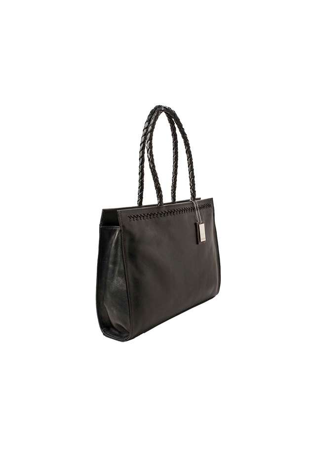 Zipper-Closure-Leather-Womens-Casual-Tote-Bag