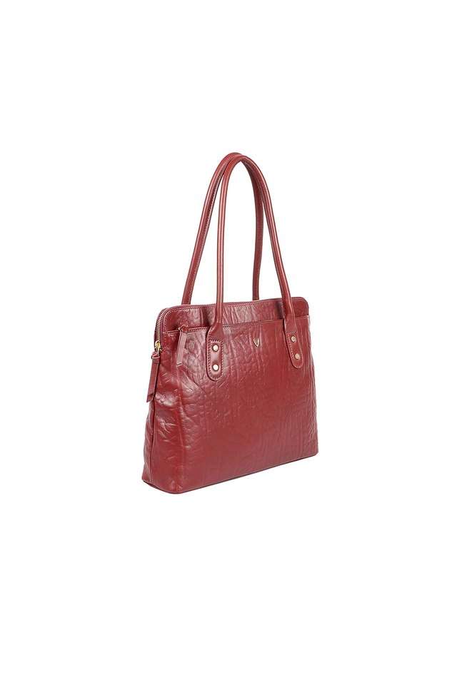 Zipper-Closure-Leather-Womens-Casual-Tote-Handbag