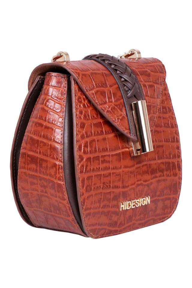 Zip-Closure-Pure-Leather-Womens-Casual-Sling-Bag