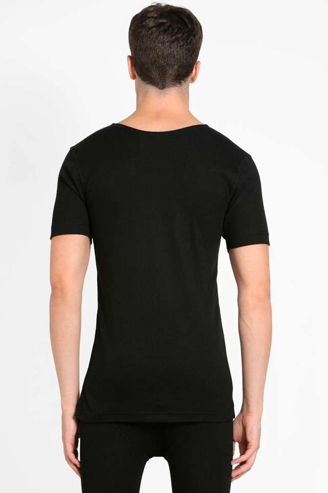 Solid-Blended-Fabric-Regular-Fit-Men-Thermals