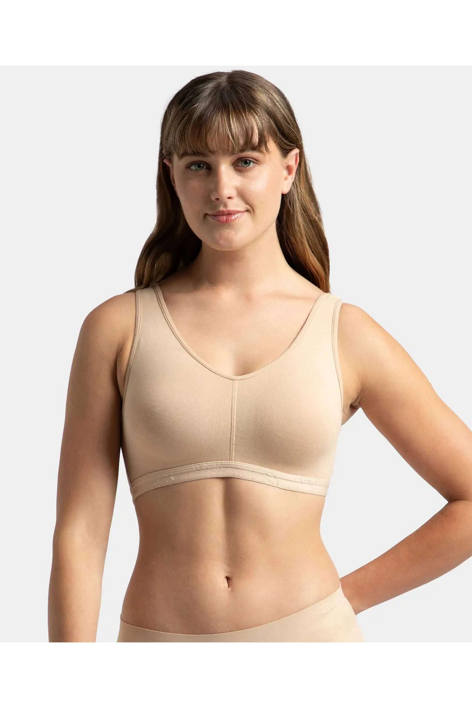 Women-s-Solid-Pattern-Full-Coverage-Lounge-&-Sleep-Bra-with-Removable-Pads