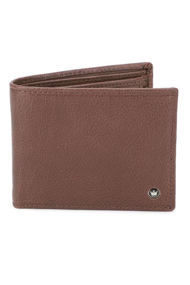 Solid-Leather-Mens-Bi-Fold-Wallet