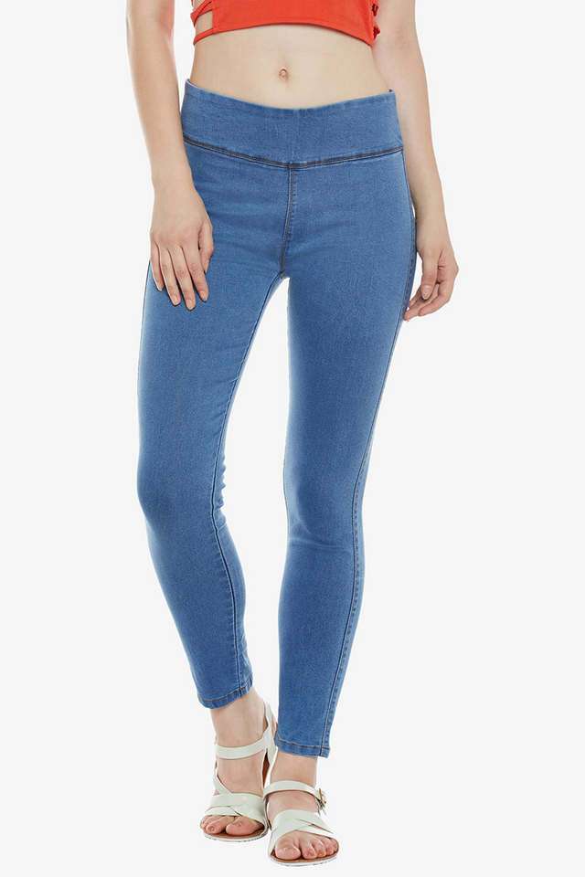 miss chase Solid Regular Denim Women's Jeggings-picture-22