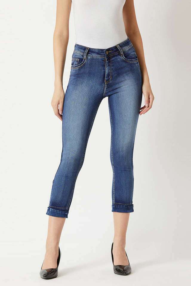 miss chase Solid Ankle Length Denim Women's Jeans-picture-32