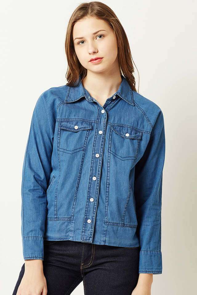 miss chase Solid Polo Cotton Women's Casual Wear Jacket-picture-29