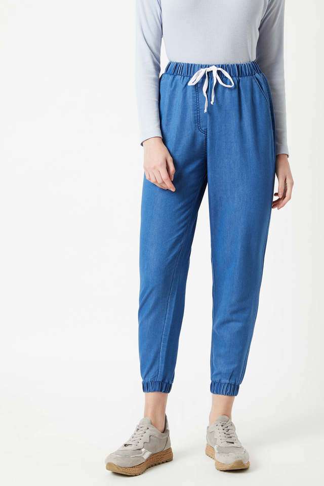 miss chase Mid Rise Denim Regular Fit Women Casual Wear Joggers-picture-17