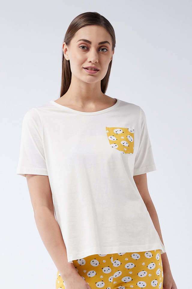 miss chase Printed Cotton Round Neck Women T-Shirt-picture-10
