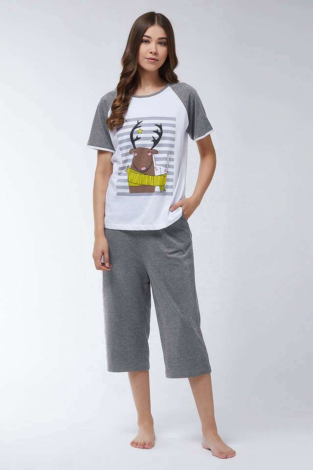 miss chase Relaxed Fit Regular Cotton Women's Casual Wear Capris-picture-17