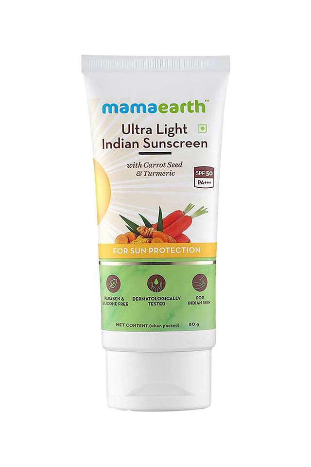Ultra-Light-Indian-Sunscreen-with-Carrot-Seed -Turmeric-and-SPF-50-PA+++---80-gm