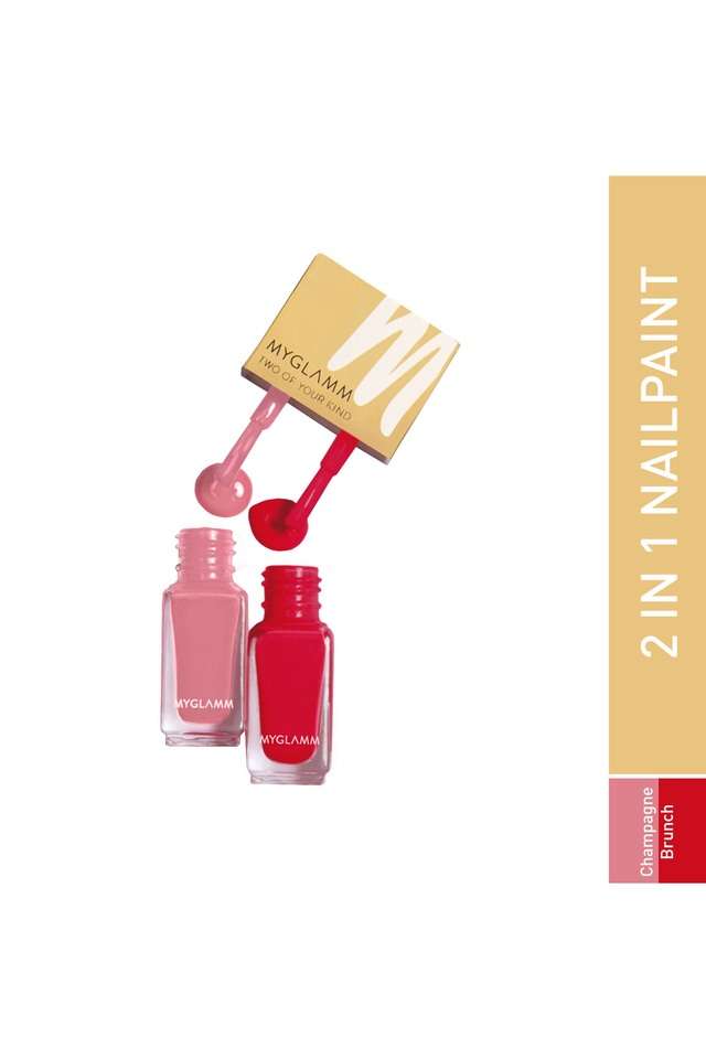 MyGlamm-Two-of-Your-Kind-Nail-Polish-Duo---Champagne-Brunch -10-ml