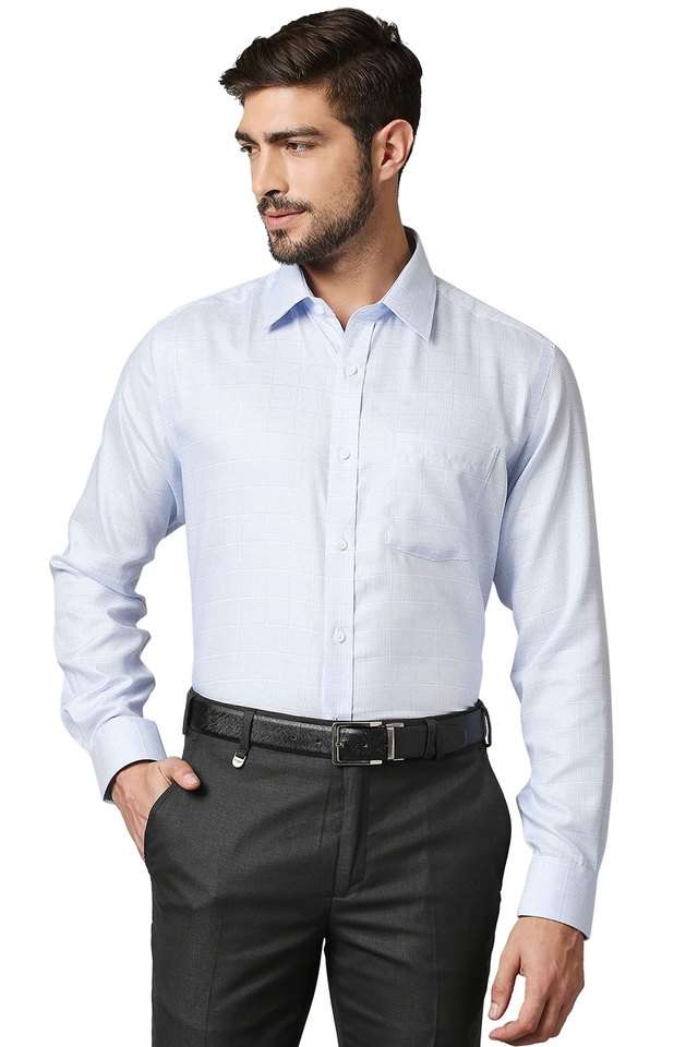 Solid-Cotton-Regular-Mens-Formal-Shirt