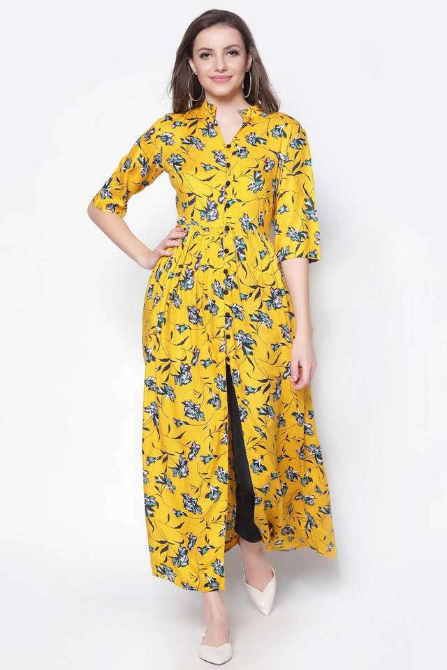 sera Printed Blended Fabric Women Dress-picture-11