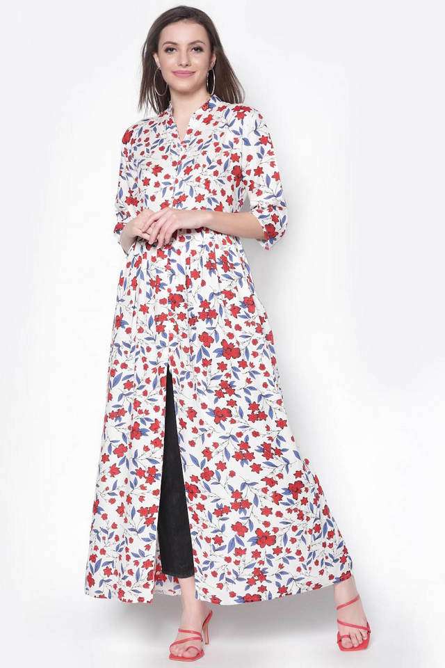 sera Printed Blended Fabric Women Dress-picture-14