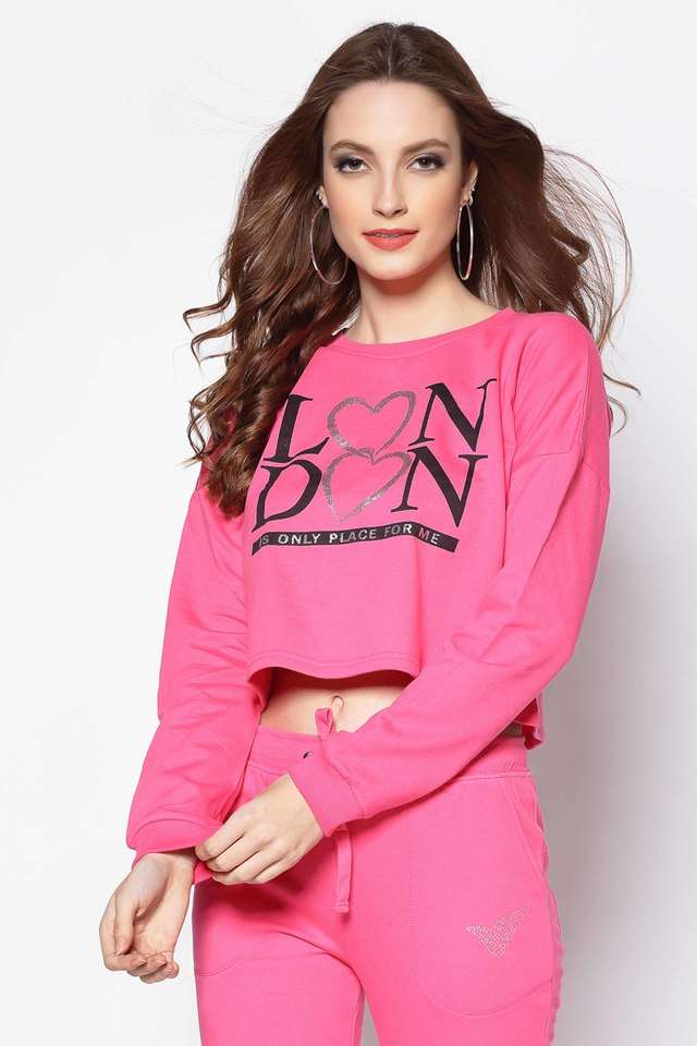 sera Typographic Round Neck Cotton Women Sweatshirt-picture-32