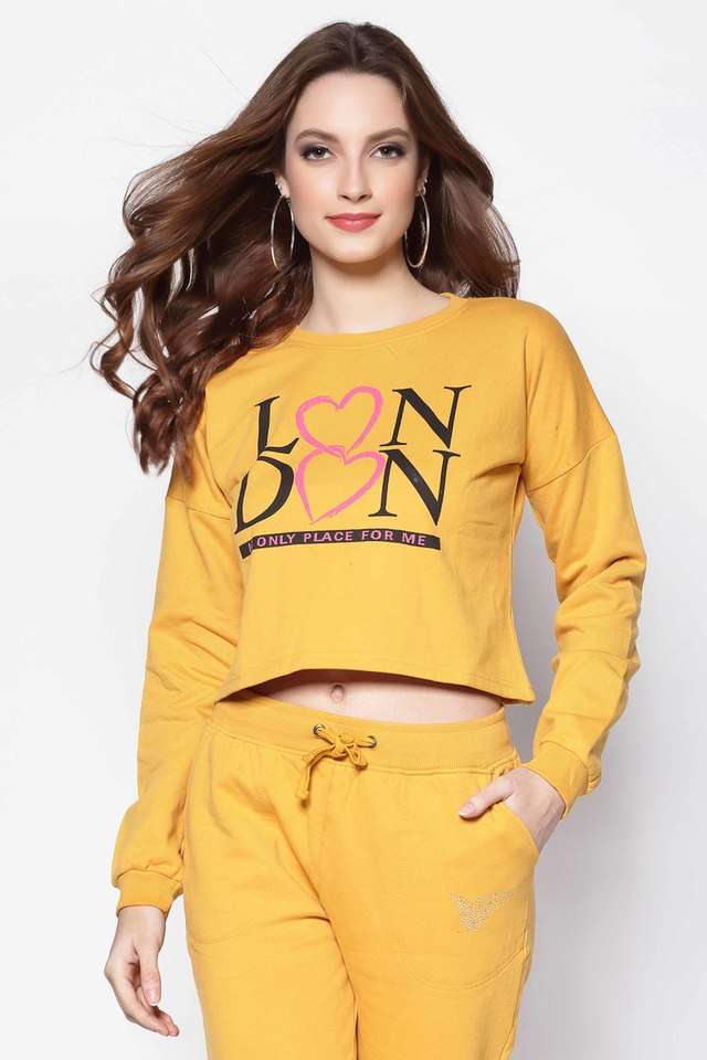 sera Typographic Round Neck Cotton Women Sweatshirt-picture-30