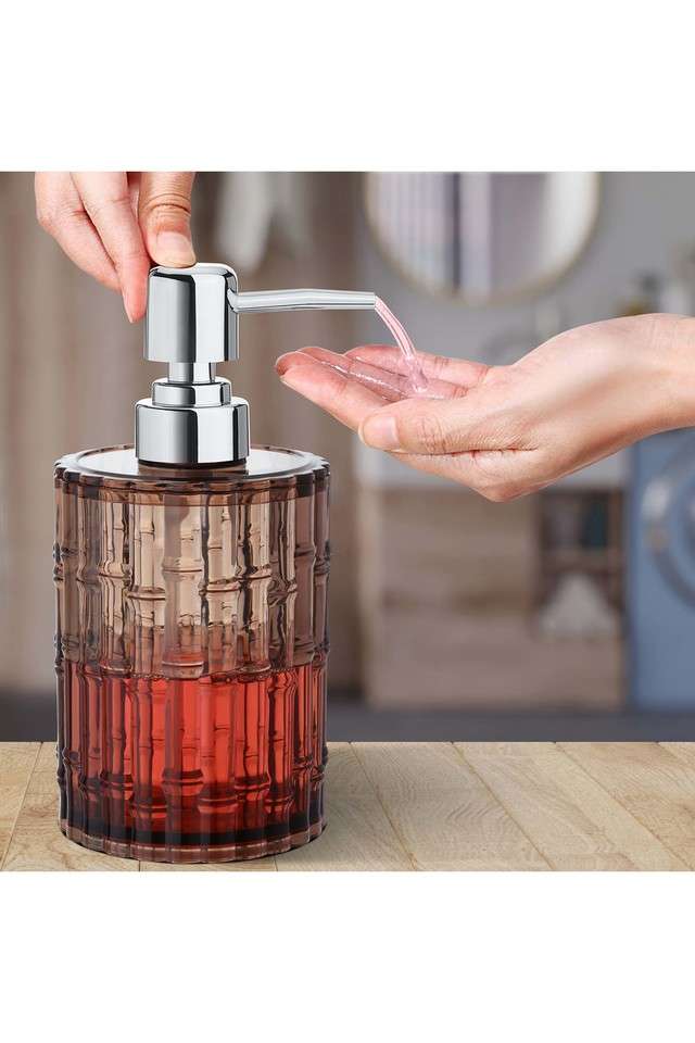 Crystal-Soap-&-Lotion-Dispenser--510-ml--Brown